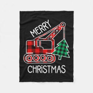 Kinder Kleinkind Weihnachtswagen Junge Xmas Bagger Fleecedecke