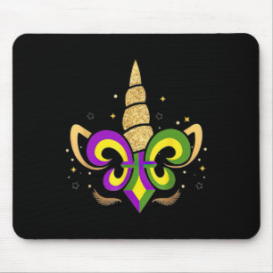 Kinder Kleinkinder Mardi Gras Einhorn Party Kostüm Mousepad