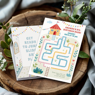 Kinder knacken Bash, spielen Geburtstag Einladung