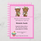 Kinder Koch Geburtstagseinladungen Einladung (Vorne/Hinten)