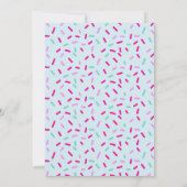 Kinder Kochen Backen Geburtstagsparty Einladung (Rückseite)