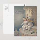 Kinder Kostümuhr Tower Mitternacht Postkarte (Vorne/Hinten)