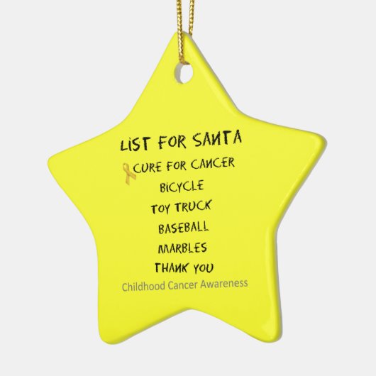 Kinder-Krebs-Bewusstsein Weihnachtsmann-Boys Keramikornament (Links)