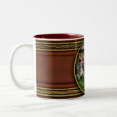 Kinder - Krieg Zweifarbige Tasse (Links)