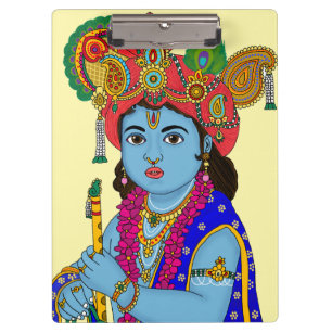 Kinder-Krishna-Schreibwaren Klemmbrett