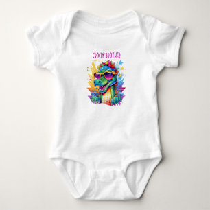 Kinder Krokodile Geburtstagsmatte Baby Strampler