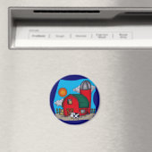 Kinder Kuh T Shirts und Geschenke Magnet (In Situ (Geschirrspüler))