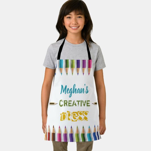 Kinder Kunst personalisierte Schürze (Insitu)