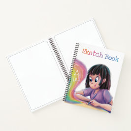 Kinder Kunstskizzenbuch | Bist du gelangweilt? Notizblock