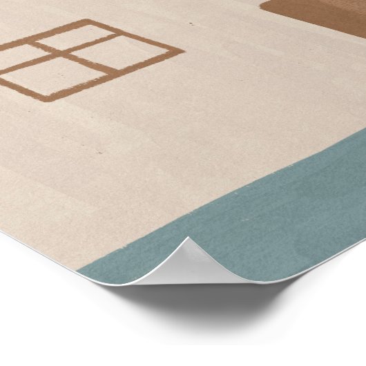 Kinder Küstenkunst Print Poster (Ecke)