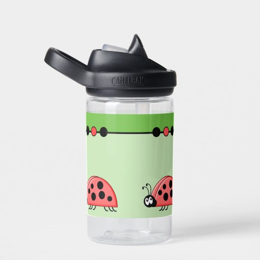 Kinder Ladybugs fügen Initialen Sterne grün CamelB Trinkflasche (rechts)