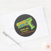 Kinder Laser Tag Geburtstagsparty Gunst Sticker (Umschlag)