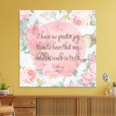 Kinder laufen in Wahrheit Leinwanddruck (Insitu (Wohnzimmer))