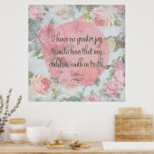 Kinder laufen in Wahrheit Poster (Küche)