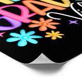 Kinder-Lehrer-Preppy der dritten Klasse Poster (Ecke)