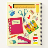 Kinder-Lehrer-Schulmaterial-Notebook Notizblock (Rückseite)