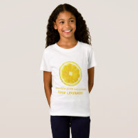 Kinder lemonieren T - Shirt.
