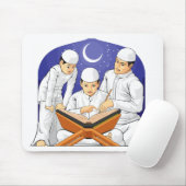 Kinder lernen, Al-Quran mit ihrem Elternteil zu Mousepad (Mit Mouse)
