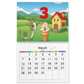 Kinder Lernkalender – ABC & 123 Bildung Kalender (Mär 2027)