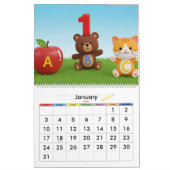 Kinder Lernkalender – ABC & 123 Bildung Kalender (Jan 2027)