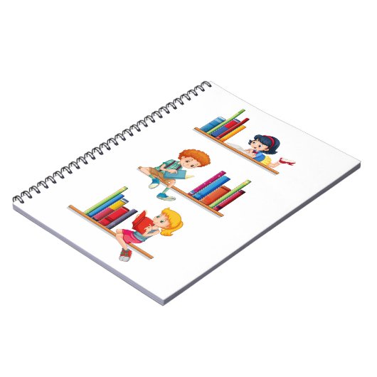 Kinder lesen Bücher (Linke Seite)