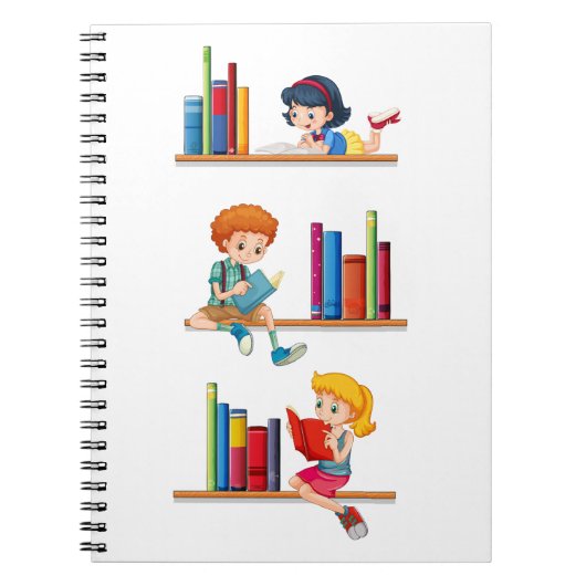 Kinder lesen Bücher (Vorderseite)