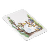 Kinder lesen Bücher Magnet (Rechte Seite)