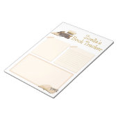 Kinder lesen Bücher Trailer Buchklub Notizblock (angewinkelt)