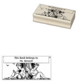 Kinder lesen Buchzeichen Gummistempel (Stempel)