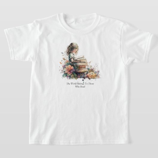 Kinder lesen T - Shirt (Ablage )