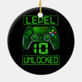Kinder Level 10 Unlocks Video Gamer 10. Keramik Ornament (Hinten)