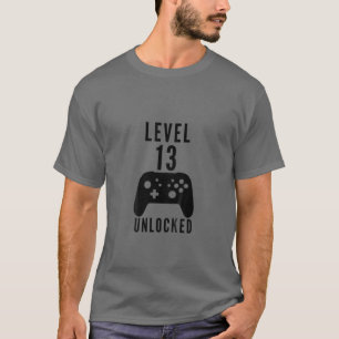 Kinder Level 13 Geschenke für den ungesicherten Vi T-Shirt