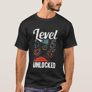 Kinder-Level 5-Video-Gamer begeistert 5. Geburtsta T-Shirt