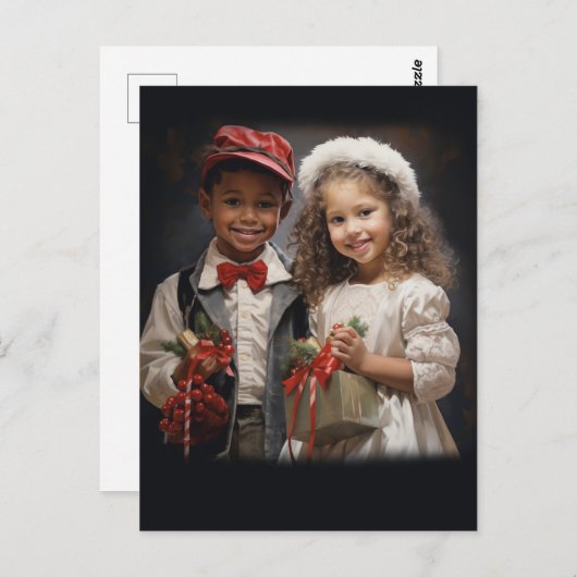 Kinder Liebe Couple Postkarte (Vorne/Hinten)