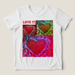 Kinder "Liebe Es" mehrere Herz T - Shirt