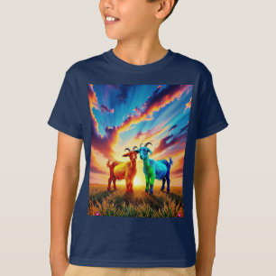Kinder Liebe Ziegen - auch große Kinder! T-Shirt