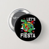 Kinder Ließ Fiesta Dino Trex Niedlich Kleinkind Bo Button (Vorne & Hinten)