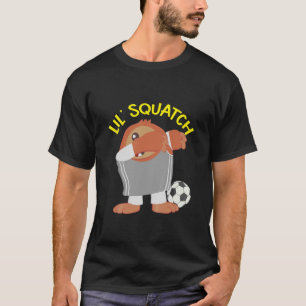 Kinder Lil Squatch Niedlich Baby Bigfoot Soccer Pl T-Shirt