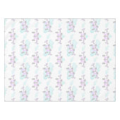 Kinder Lila Flugzeug, das zum Geburtstag Luftfahrt Tischdecke (Vorderseite (Horizontal))