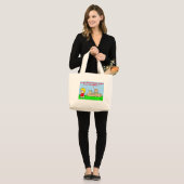 Kinder, Limonade, Casablanca Jumbo Stoffbeutel (Vorderseite (Model))