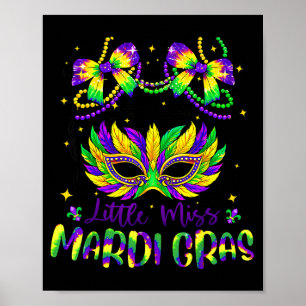 Kinder Little Miss Mardi Gras Paraden Poster
