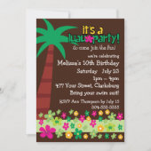 Kinder Luau Einladung (Vorderseite)