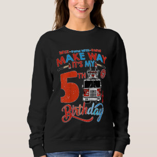 Kinder machen sich so, dass es mein fünfter Geburt Sweatshirt