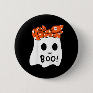 Kinder Mädchen Kleinkind glücklich Halloween Geist Button