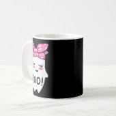 Kinder Mädchen Kleinkind glücklich Halloween Geist Kaffeetasse (Vorderseite Links)