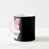 Kinder Mädchen Kleinkind glücklich Halloween Geist Kaffeetasse (Vorderseite Links)