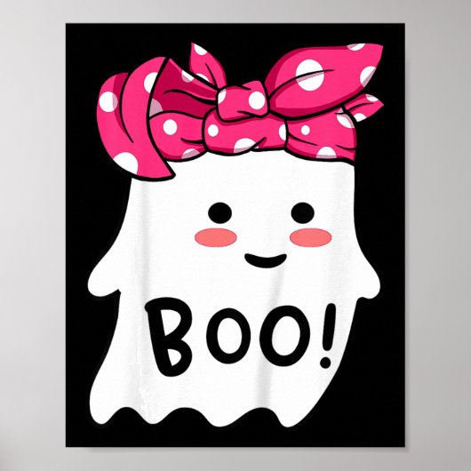 Kinder Mädchen Kleinkind glücklich Halloween Geist Poster (Vorne)