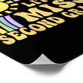 Kinder Mädchen zurück in die Schule - Kleine Frau Poster (Ecke)