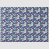 KINDER MAGICAL UNICORN PATTERN SEIDENPAPIER (Vorderseite)