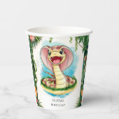 Kinder Magische Schlange Geburtstag Pappbecher (Vorderseite)